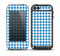 The Blue and White Woven Plaid Pattern Skin for the iPod Touch 5th Generation frē LifeProof Case