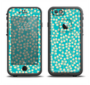 The Blue and Yellow Floral Pattern V43 Apple iPhone 6/6s LifeProof Fre Case Skin Set