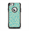 The Blue and Yellow Floral Pattern V43 Apple iPhone 6 Otterbox Commuter Case Skin Set