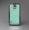 The Blue and Yellow Floral Pattern V43 Skin-Sert Case for the Samsung Galaxy S5