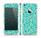 The Blue and Yellow Floral Pattern V43 Skin Set for the Apple iPhone 5s