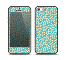 The Blue and Yellow Floral Pattern V43 Skin Set for the iPhone 5-5s Skech Glow Case