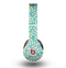 The Blue and Yellow Floral Pattern V43 Skin for the Beats by Dre Original Solo-Solo HD Headphones