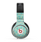 The Blue and Yellow Floral Pattern V43 Skin for the Beats by Dre Pro Headphones