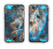 The Blue and Yellow Vivid Fumes Apple iPhone 6 LifeProof Nuud Case Skin Set