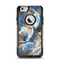 The Blue and Yellow Vivid Fumes Apple iPhone 6 Otterbox Commuter Case Skin Set