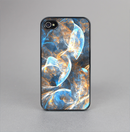 The Blue and Yellow Vivid Fumes Skin-Sert for the Apple iPhone 4-4s Skin-Sert Case