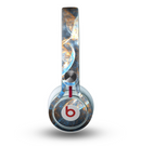 The Blue and Yellow Vivid Fumes Skin for the Beats by Dre Mixr Headphones