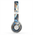 The Blue and Yellow Vivid Fumes Skin for the Beats by Dre Solo 2 Headphones