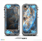 The Blue and Yellow Vivid Fumes Skin for the iPhone 5c nüüd LifeProof Case