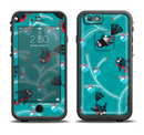 The Blue with Flying Tweety Birds Apple iPhone 6/6s LifeProof Fre Case Skin Set