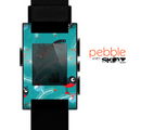 The Blue with Flying Tweety Birds Skin for the Pebble SmartWatch