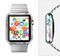 The Bold Colorful Mustache Pattern Full-Body Skin Kit for the Apple Watch