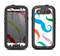 The Bold Colorful Mustache Pattern Samsung Galaxy S3 LifeProof Fre Case Skin Set