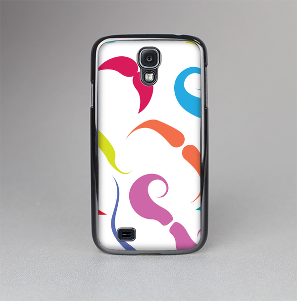 The Bold Colorful Mustache Pattern Skin-Sert Case for the Samsung Galaxy S4