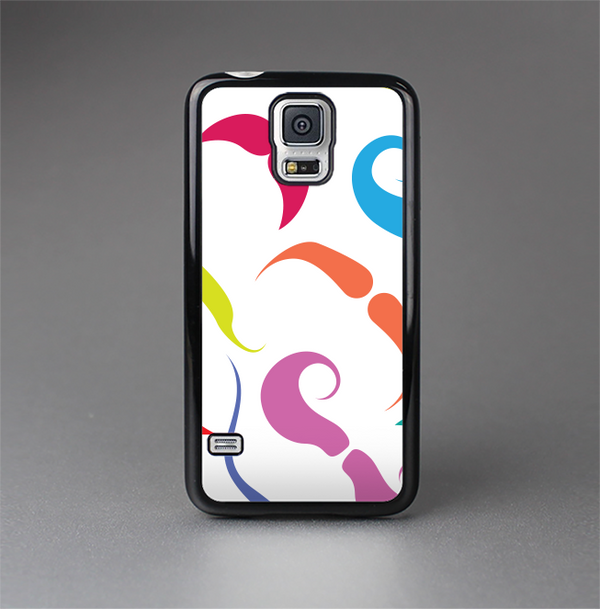 The Bold Colorful Mustache Pattern Skin-Sert Case for the Samsung Galaxy S5