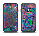 The Bold Colorful Paisley Pattern Apple iPhone 6/6s LifeProof Fre Case Skin Set