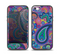 The Bold Colorful Paisley Pattern Skin Set for the iPhone 5-5s Skech Glow Case