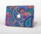 The Bold Colorful Paisley Pattern Skin Set for the Apple MacBook Air 11"