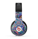 The Bold Colorful Paisley Pattern Skin for the Beats by Dre Pro Headphones