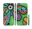 The Bold Paisley Flower Sectioned Skin Series for the Apple iPhone 6