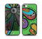 The Bold Paisley Flower Skin Set for the iPhone 5-5s Skech Glow Case