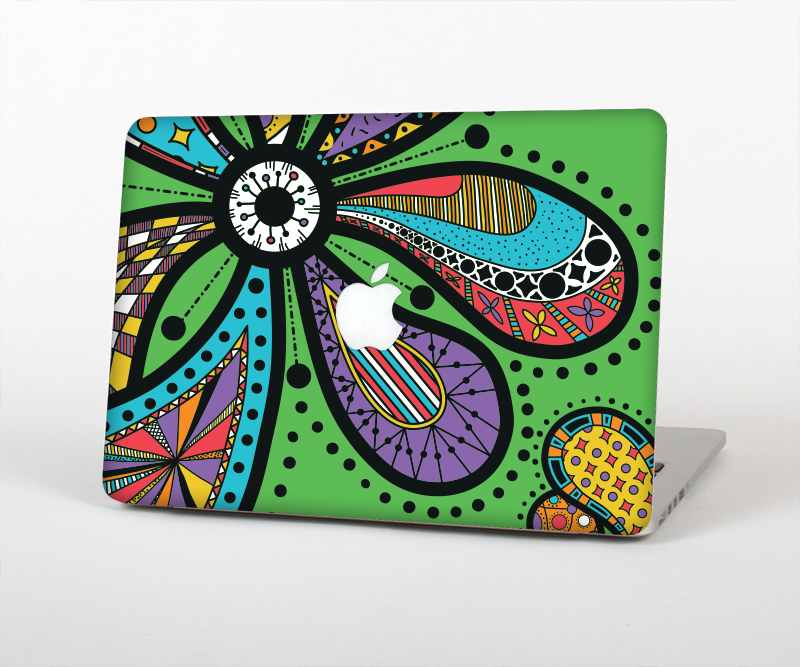 The Bold Paisley Flower Skin for the Apple MacBook Air 13"