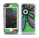 The Bold Paisley Flower Skin for the iPhone 5-5s OtterBox Preserver WaterProof Case