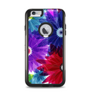 The Boldly Colored Flowers Apple iPhone 6 Plus Otterbox Commuter Case Skin Set