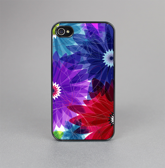 The Boldly Colored Flowers Skin-Sert for the Apple iPhone 4-4s Skin-Sert Case