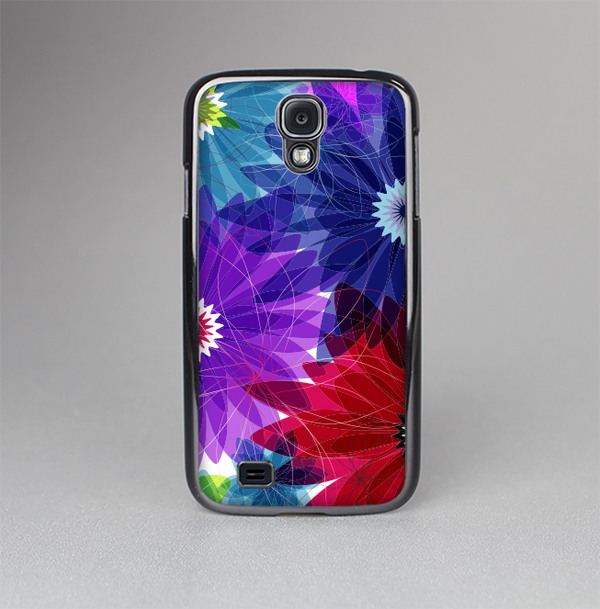 The Boldly Colored Flowers Skin-Sert Case for the Samsung Galaxy S4