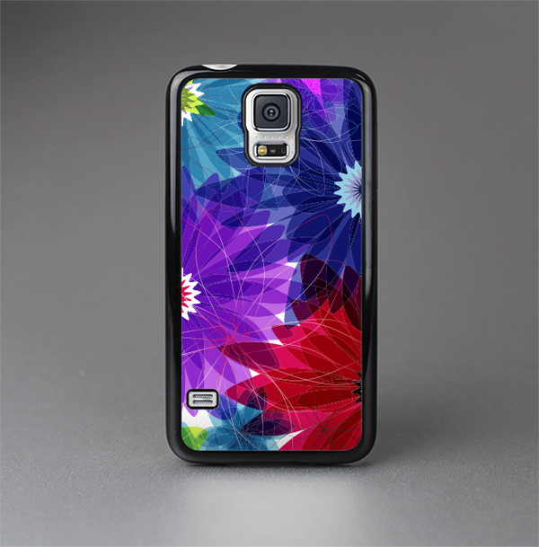 The Boldly Colored Flowers Skin-Sert Case for the Samsung Galaxy S5