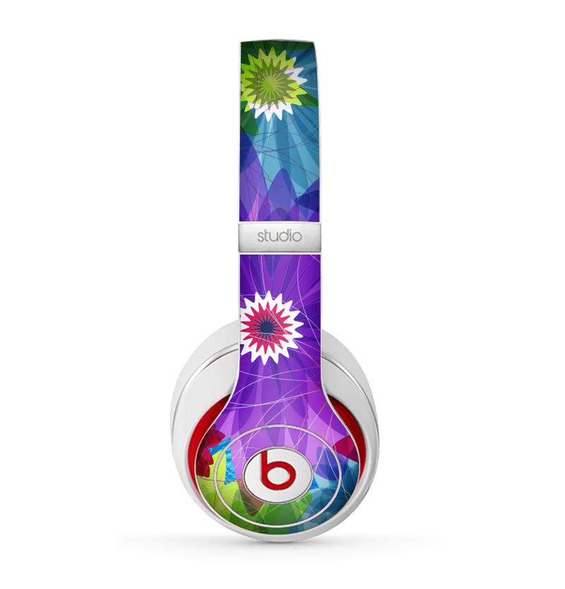 The Boldly Colored Flowers Skin for the Beats by Dre Studio (2013+ Version) Headphones