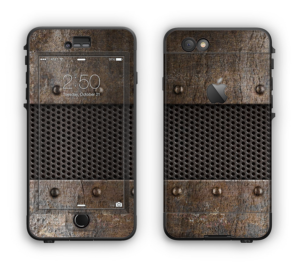 The Bolted Metal Sheets Apple iPhone 6 LifeProof Nuud Case Skin Set