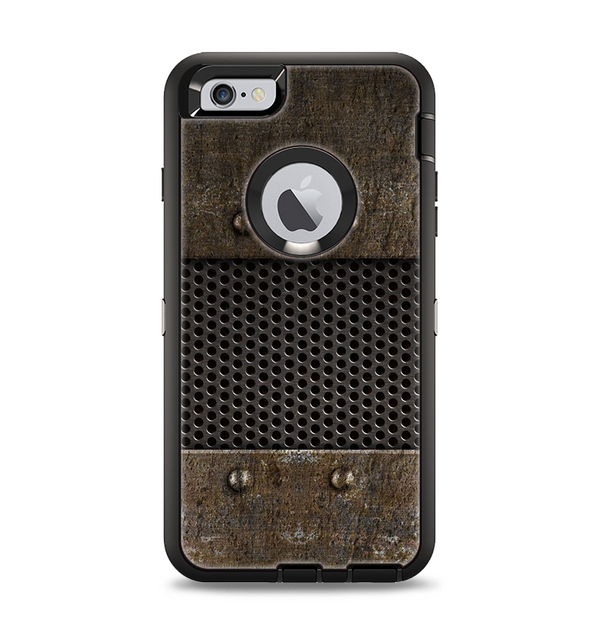 The Bolted Metal Sheets Apple iPhone 6 Plus Otterbox Defender Case Skin Set