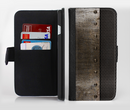 The Bolted Metal Sheets Ink-Fuzed Leather Folding Wallet Credit-Card Case for the Apple iPhone 6/6s, 6/6s Plus, 5/5s and 5c