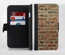 The Brick Wall Ink-Fuzed Leather Folding Wallet Credit-Card Case for the Apple iPhone 6/6s, 6/6s Plus, 5/5s and 5c