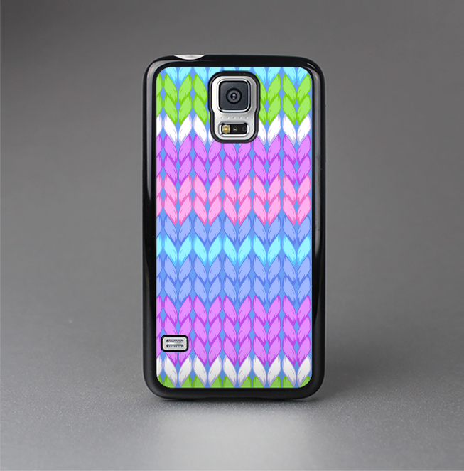 The Bright-Colored Knit Pattern Skin-Sert Case for the Samsung Galaxy S5