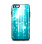 The Bright Blue Glistening Streaks Apple iPhone 6 Plus Otterbox Symmetry Case Skin Set