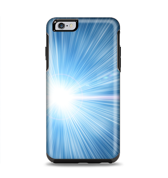 The Bright Blue Light Apple iPhone 6 Plus Otterbox Symmetry Case Skin Set