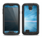 The Bright Blue Light Samsung Galaxy S4 LifeProof Nuud Case Skin Set