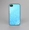 The Bright Blue Vector Spiral Pattern Skin-Sert for the Apple iPhone 4-4s Skin-Sert Case