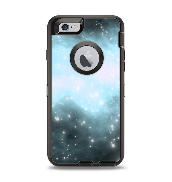The Bright Blue Vivid Galaxy Apple iPhone 6 Otterbox Defender Case Skin Set