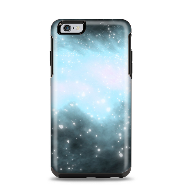 The Bright Blue Vivid Galaxy Apple iPhone 6 Plus Otterbox Symmetry Case Skin Set