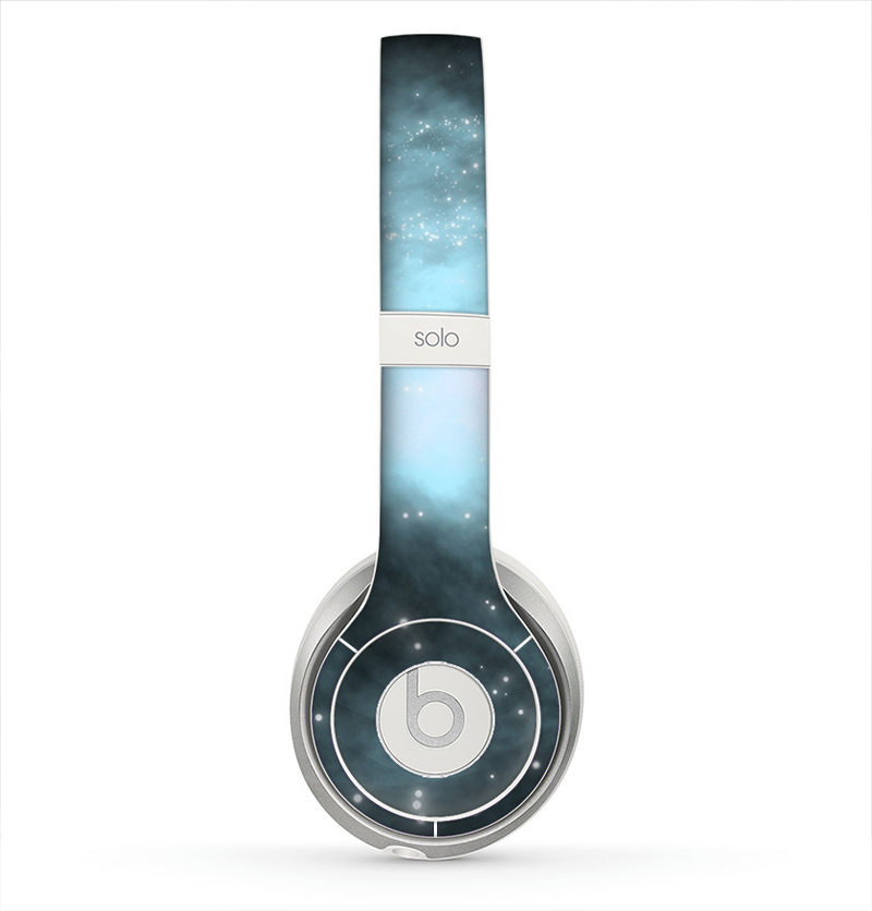 The Bright Blue Vivid Galaxy Skin for the Beats by Dre Solo 2 Headphones
