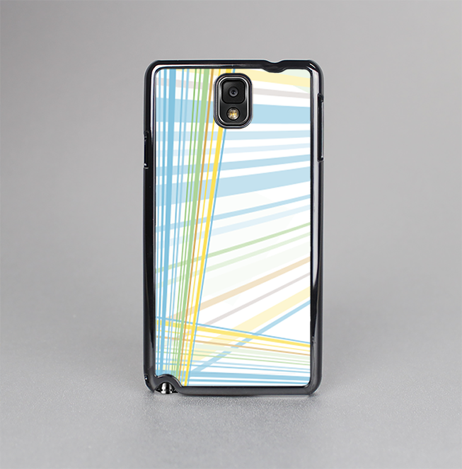 The Bright Blue and Yellow Lines Skin-Sert Case for the Samsung Galaxy Note 3