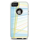 The Bright Blue and Yellow Lines Skin For The iPhone 5-5s Otterbox Commuter Case
