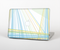 The Bright Blue and Yellow Lines Skin for the Apple MacBook Pro 15"