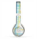 The Bright Blue and Yellow Lines Skin for the Beats by Dre Solo 2 Headphones