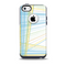 The Bright Blue and Yellow Lines Skin for the iPhone 5c OtterBox Commuter Case